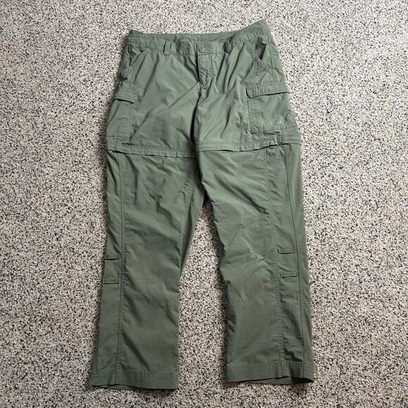 The North Face Women's Paramount Convertible Pant Size 10 Short Petite Green - Picture 1 of 8